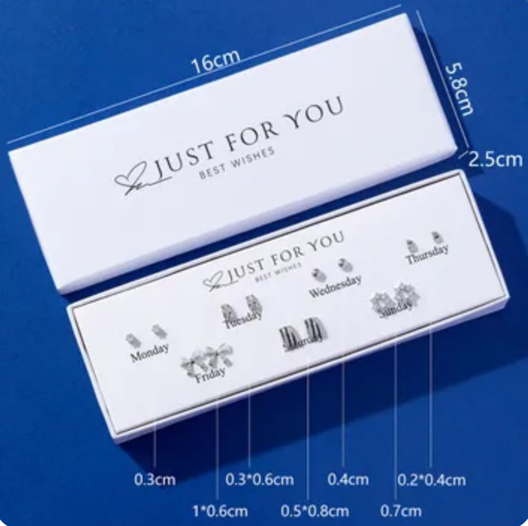 JUST FOR YOU 7 PAIRS EARRINGS