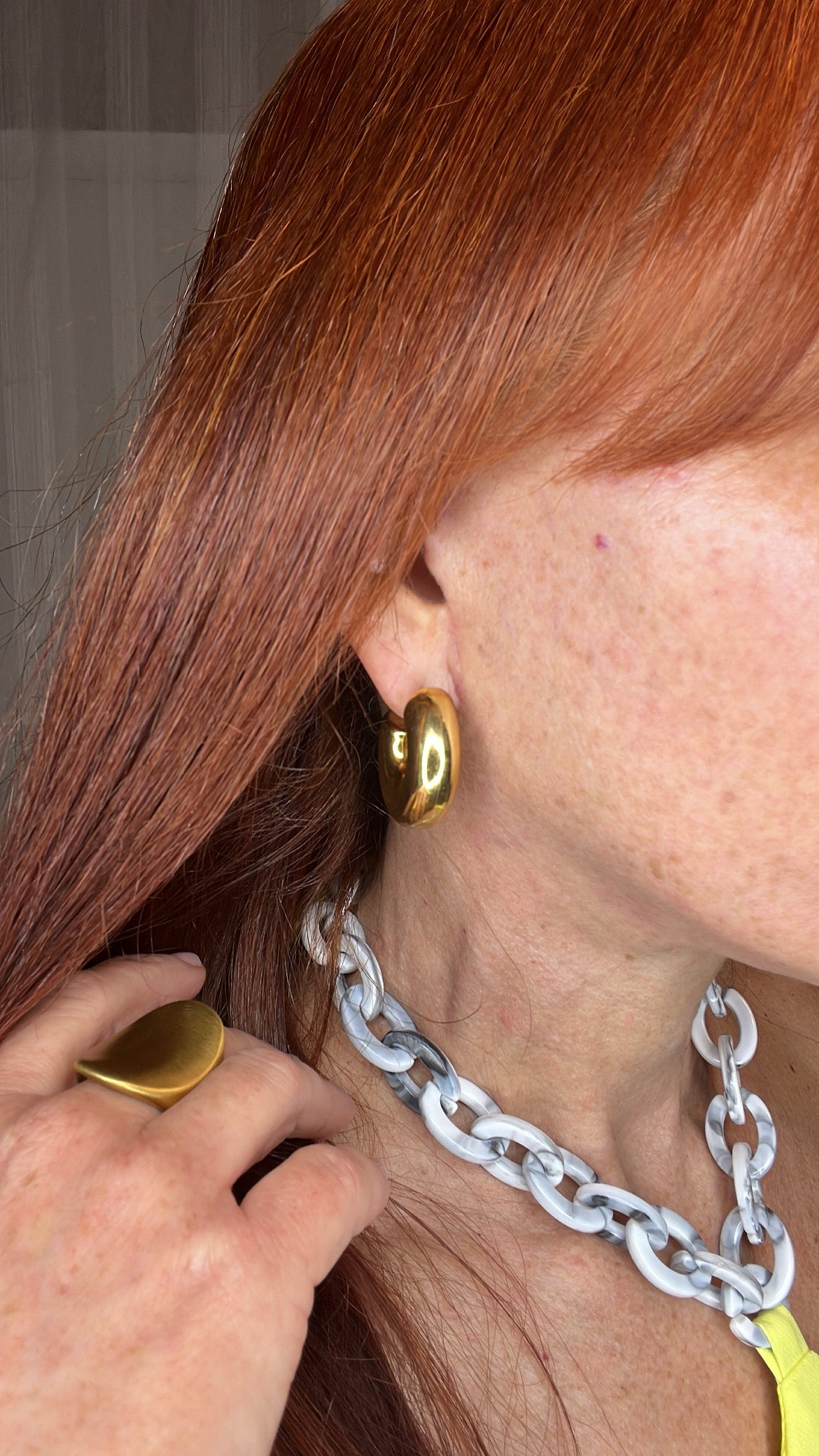 Chunky Gold Earrings