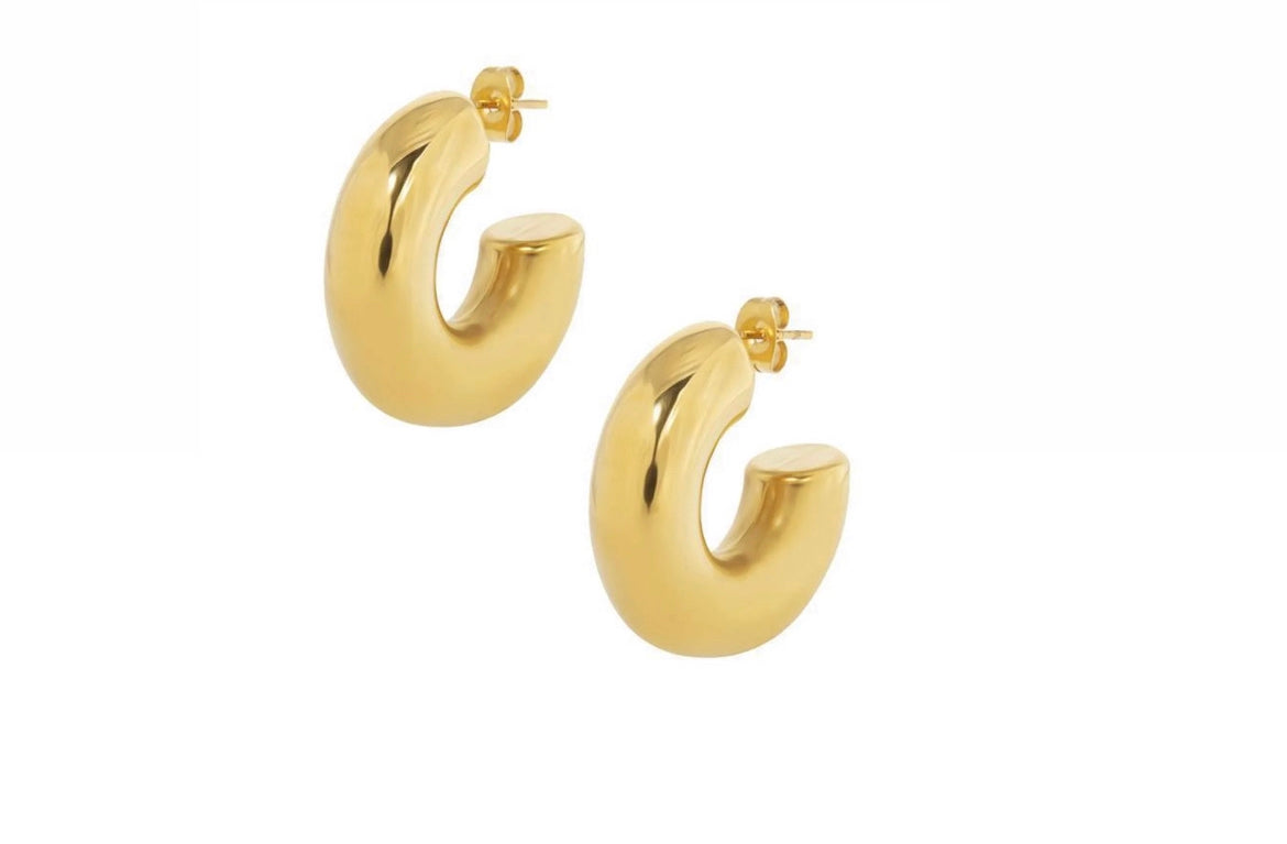 Chunky Gold Earrings